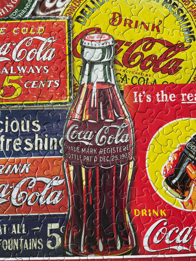 SPRGBK Coca-Cola Tin Signs 1000 Piece Puzzle in Collectors Tin