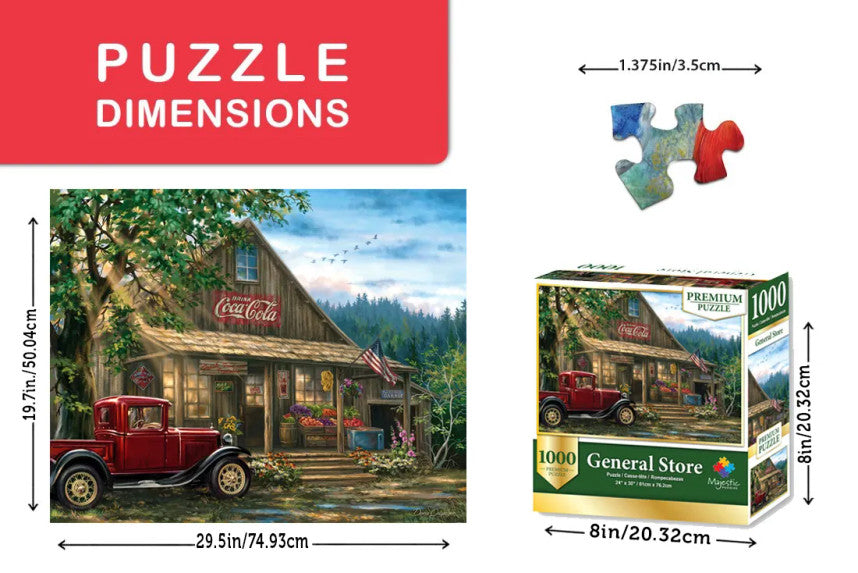 General Store 1000 Piece Wooden Puzzle