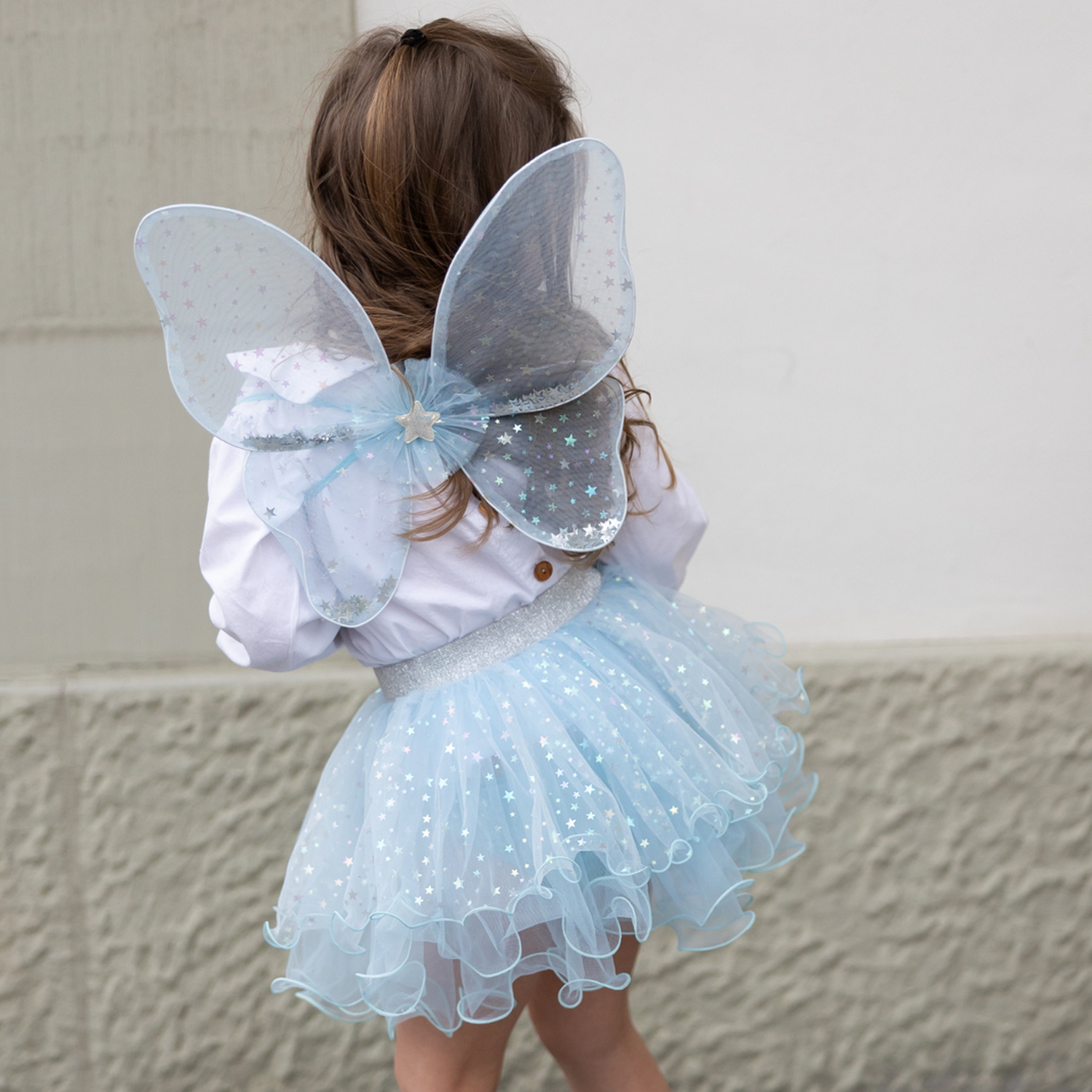 CE Iridescent Celestrial Fairy - Wings, Tutu, and Wand Set - Size 4-6