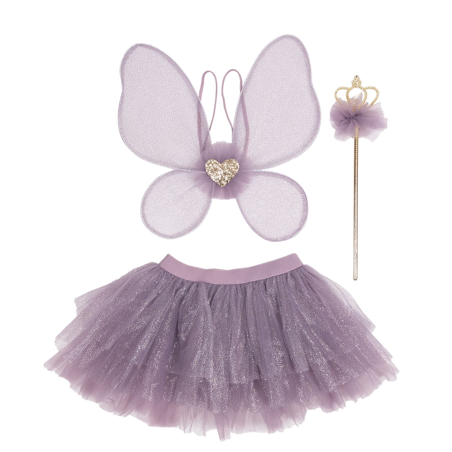 CE Royal Purple Fairy Princess Skirt Set - Size 4-6