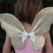 Gracious Gold Sequins Skirt, Wings and Wand - Size 4-6