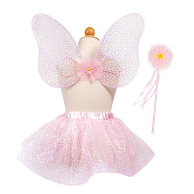 CE Crazy for Daisies Tutu, Wand, and Wing Set - Size 4-6