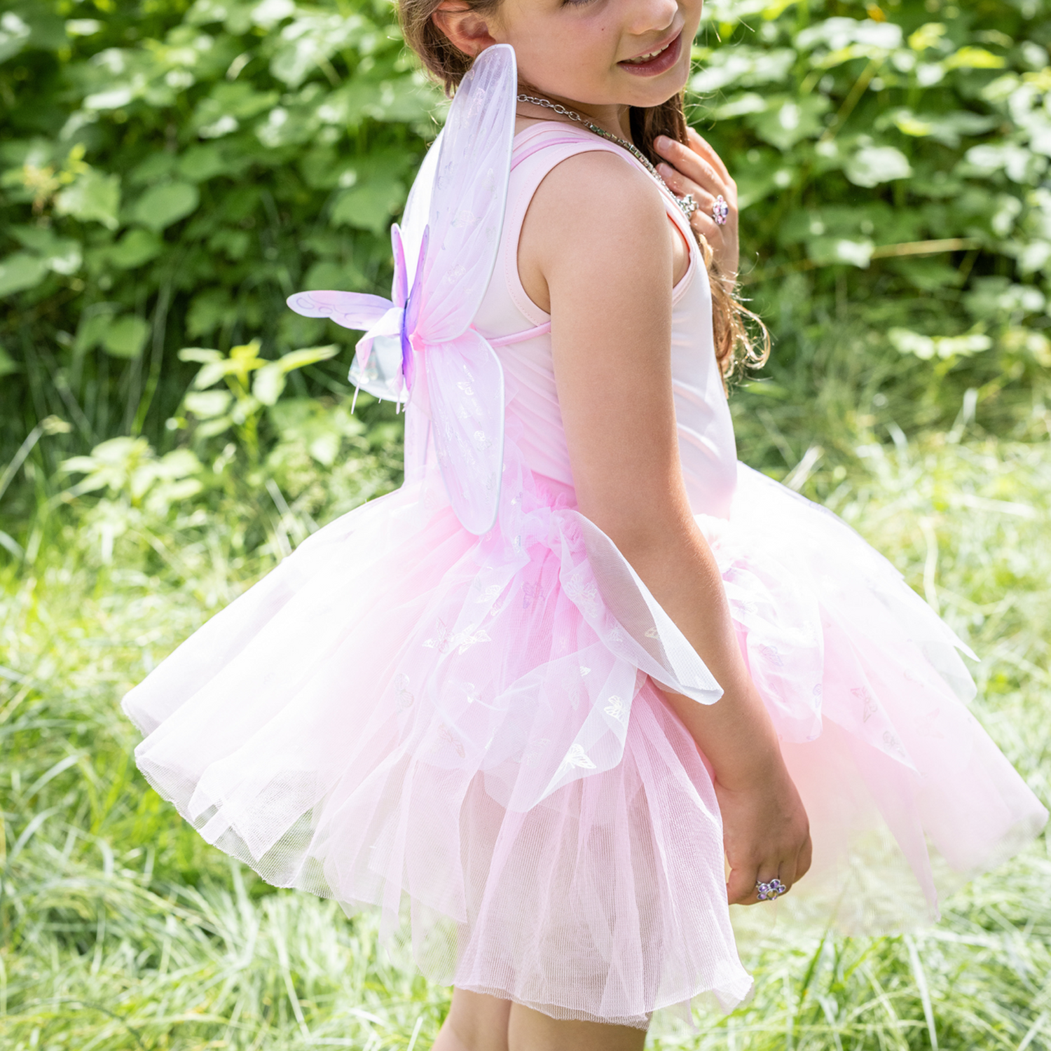 CE Pink Flutter Butterfly Skirt & Wings - Size 4-6