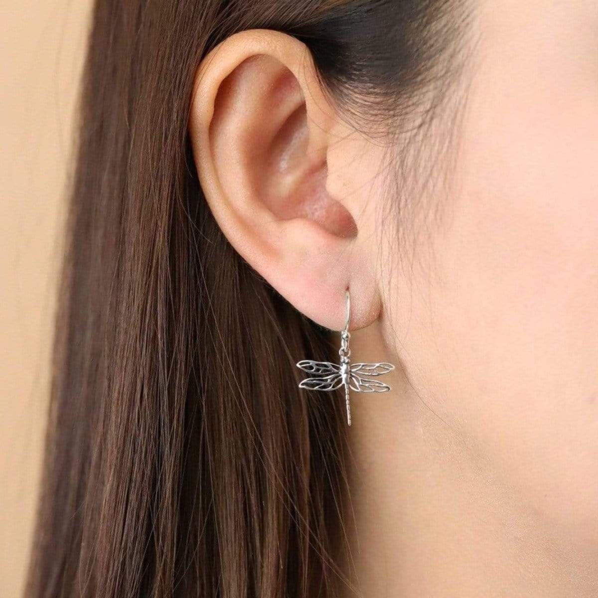 Boma Sterling Silver Earrings - Dragonfly    