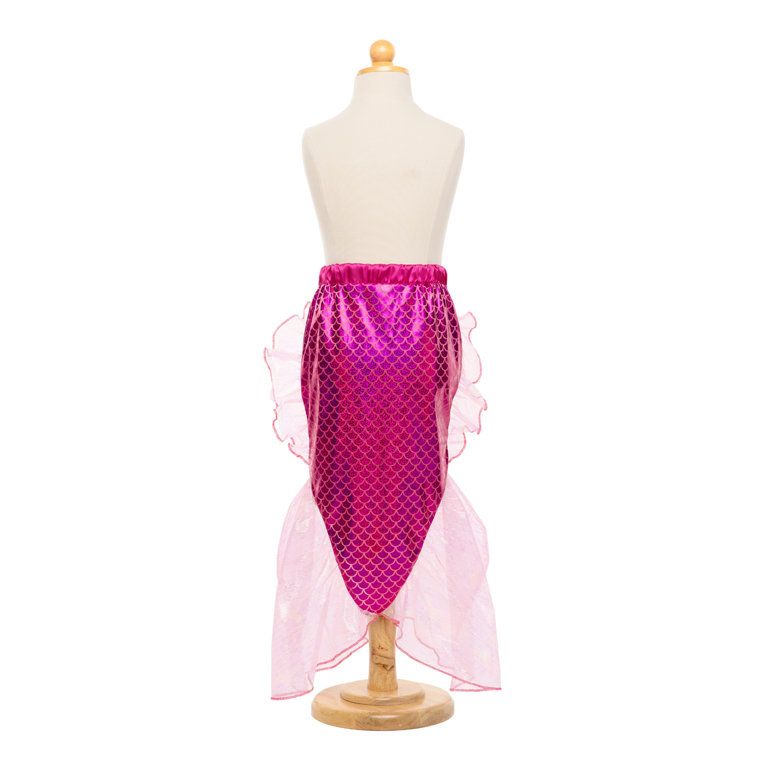 Pink Glimmer Mermaid Tail With Tiara - Size 5-6