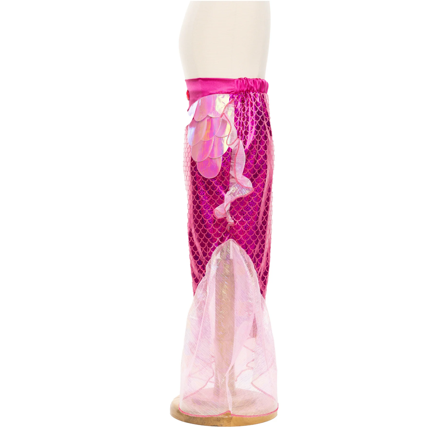 Pink Glimmer Mermaid Tail With Tiara - Size 5-6