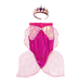 Pink Glimmer Mermaid Tail With Tiara - Size 5-6