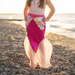Pink Glimmer Mermaid Tail With Tiara - Size 5-6