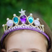 Mermaid Glimmer Skirt Set with Headband - Lilac and Blue - Size 5-6