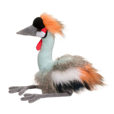 Nia African Crown Crane Rainbow Fuzzle    