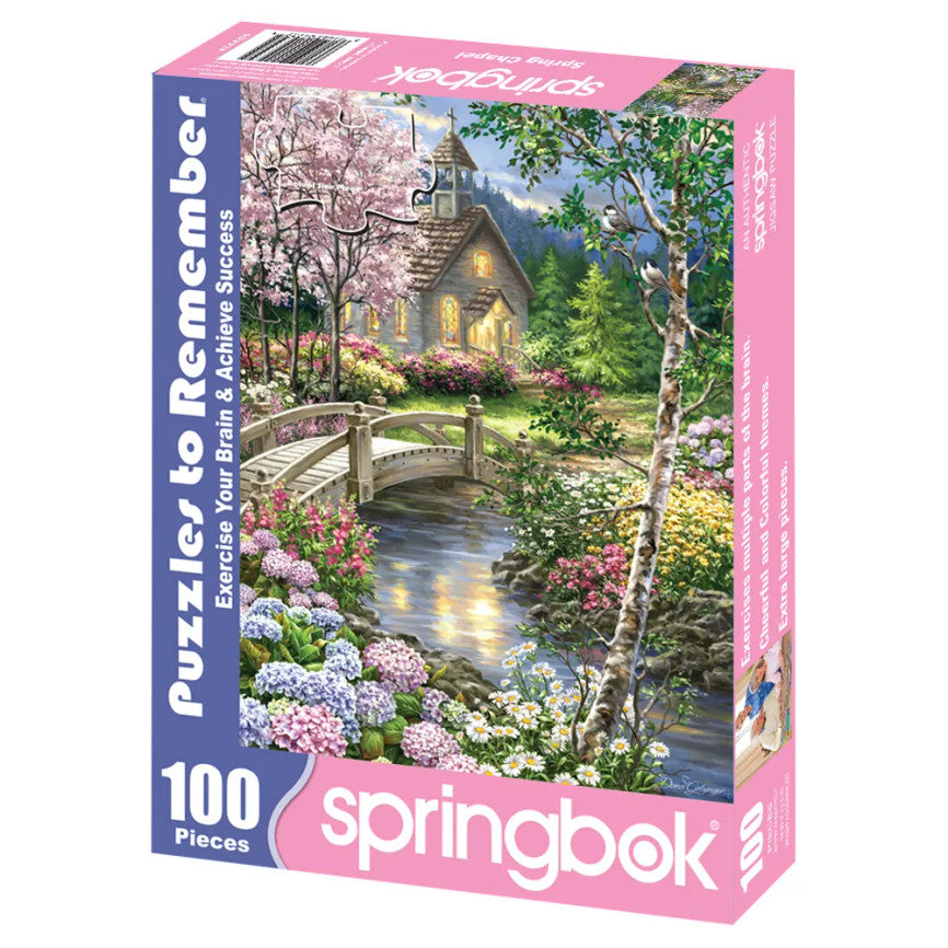 Spring Chapel 100 Piece Puzzle