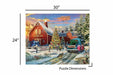 SPRGBK Red Barn Tree Farm 1000 Piece Puzzle