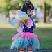 Neon Rainbow Tutu With Wings and Wand - Size 4-6