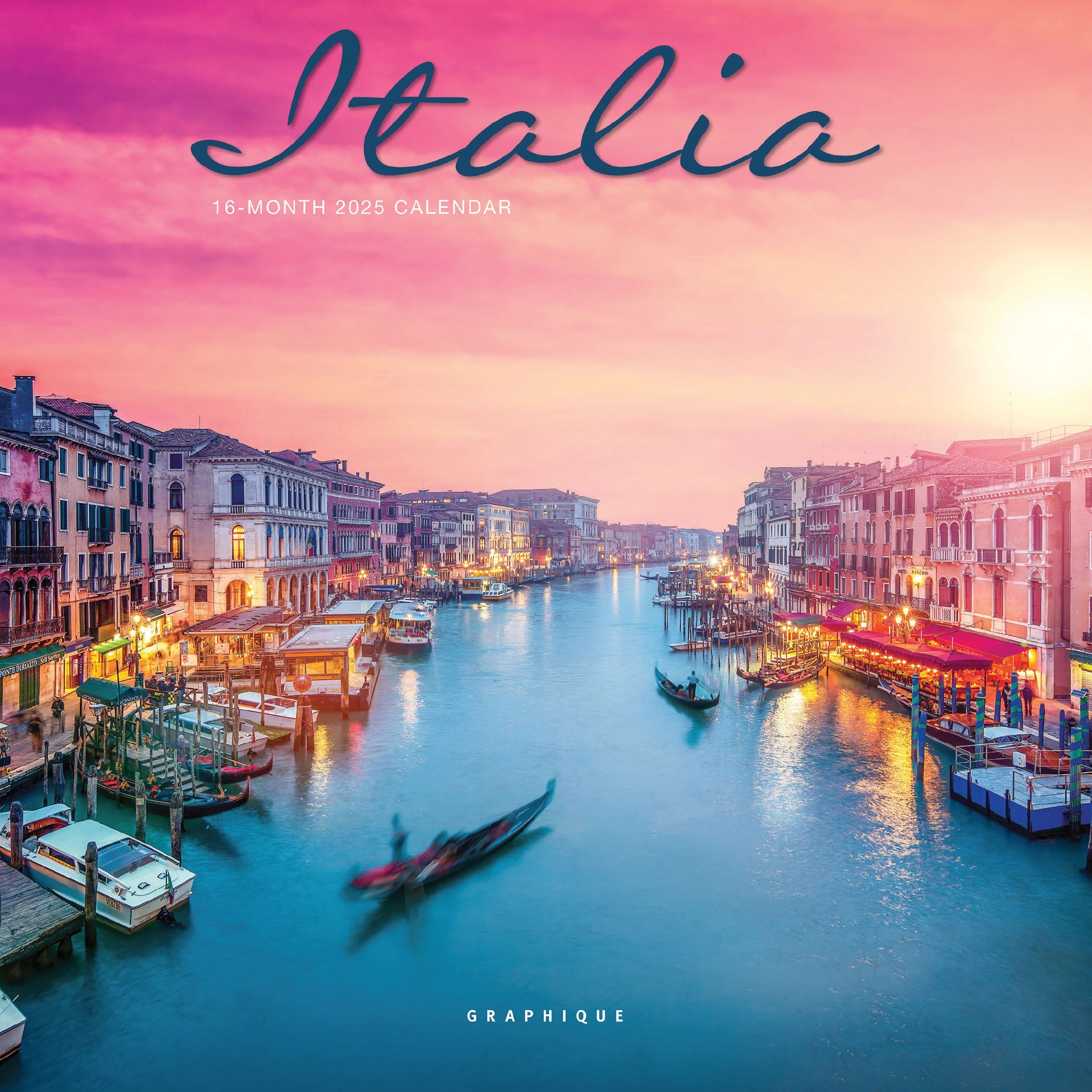 Italia 2025 Mini Wall Calendar    