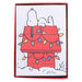 Peanuts Doghouse Die-Cut Classic Boxed Holiday Card    