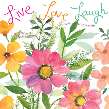 GRPH Live, Love, Laugh 2027 Wall Calendar