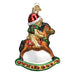 Old World Christmas Baby's First Christmas Rocking Horse Teddy Ornament    
