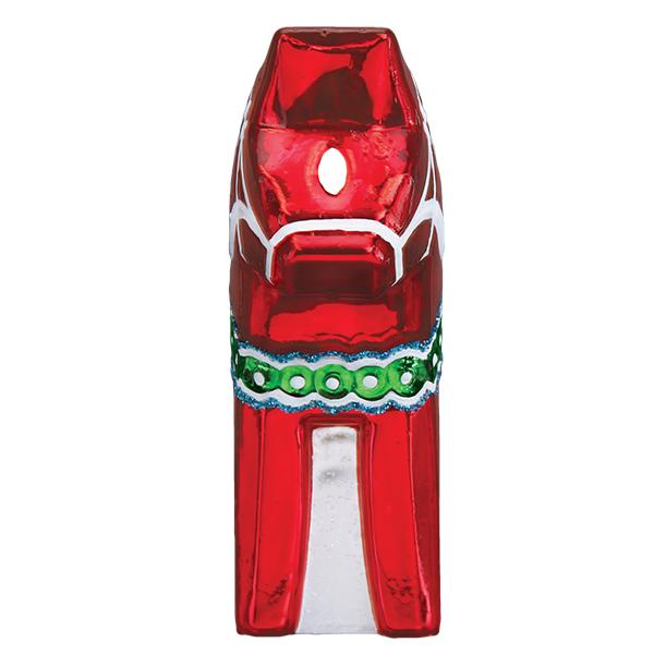 OWC Swedish Dala Horse Ornament