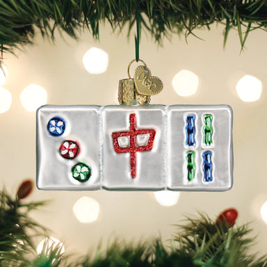 Old World Christmas Mahjong Ornament