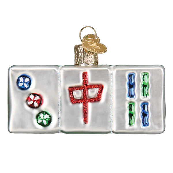 Old World Christmas Mahjong Ornament