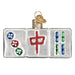 Old World Christmas Mahjong Ornament