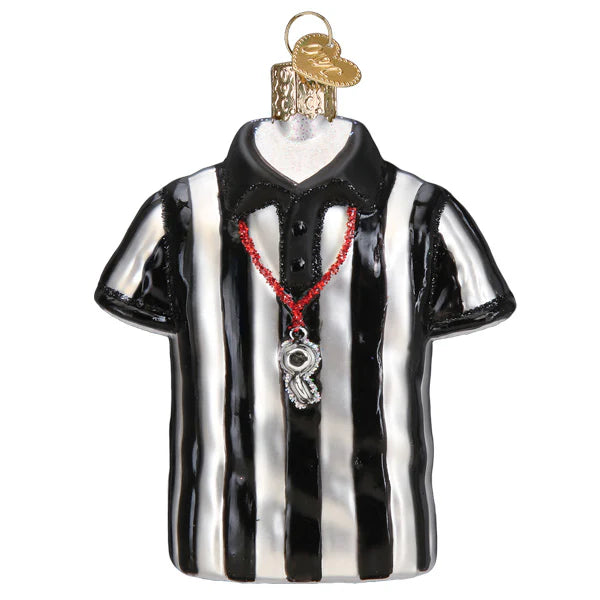 Old World Christmas Referee Shirt Ornament