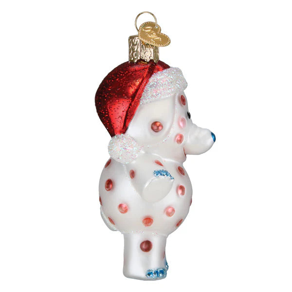 Old World Christmas Spotted Elephant Ornament