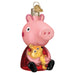 Old World Christmas Peppa Pig With Teddy Ornament