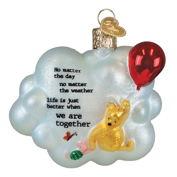 Old World Christmas Winnie And Piglet Together Ornament