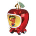 Old World Christmas Richard Scarry Lowly Worm in Apple Car Ornament