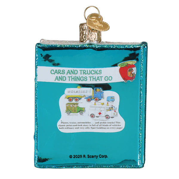 Old World Christmas Richard Scarry's Cars and Trucks and Things That Go Book Ornament