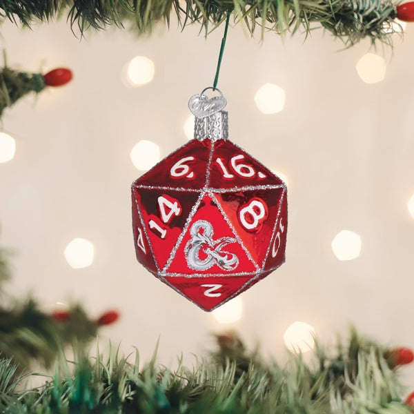 Old World Christmas Dungeons & Dragons D20 Dice Ornament