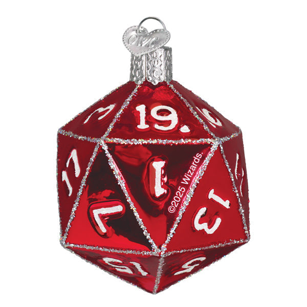 Old World Christmas Dungeons & Dragons D20 Dice Ornament