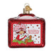 Old World Christmas Strawberry Shortcake Lunch Box Ornament