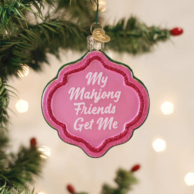 Old World Christmas My Mahjong Friends Ornament