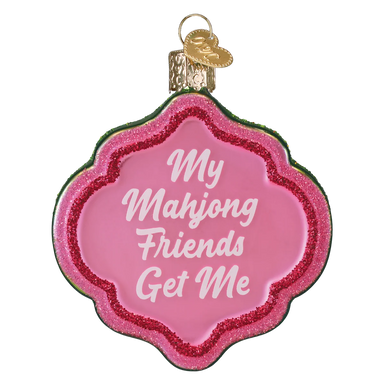 Old World Christmas My Mahjong Friends Ornament