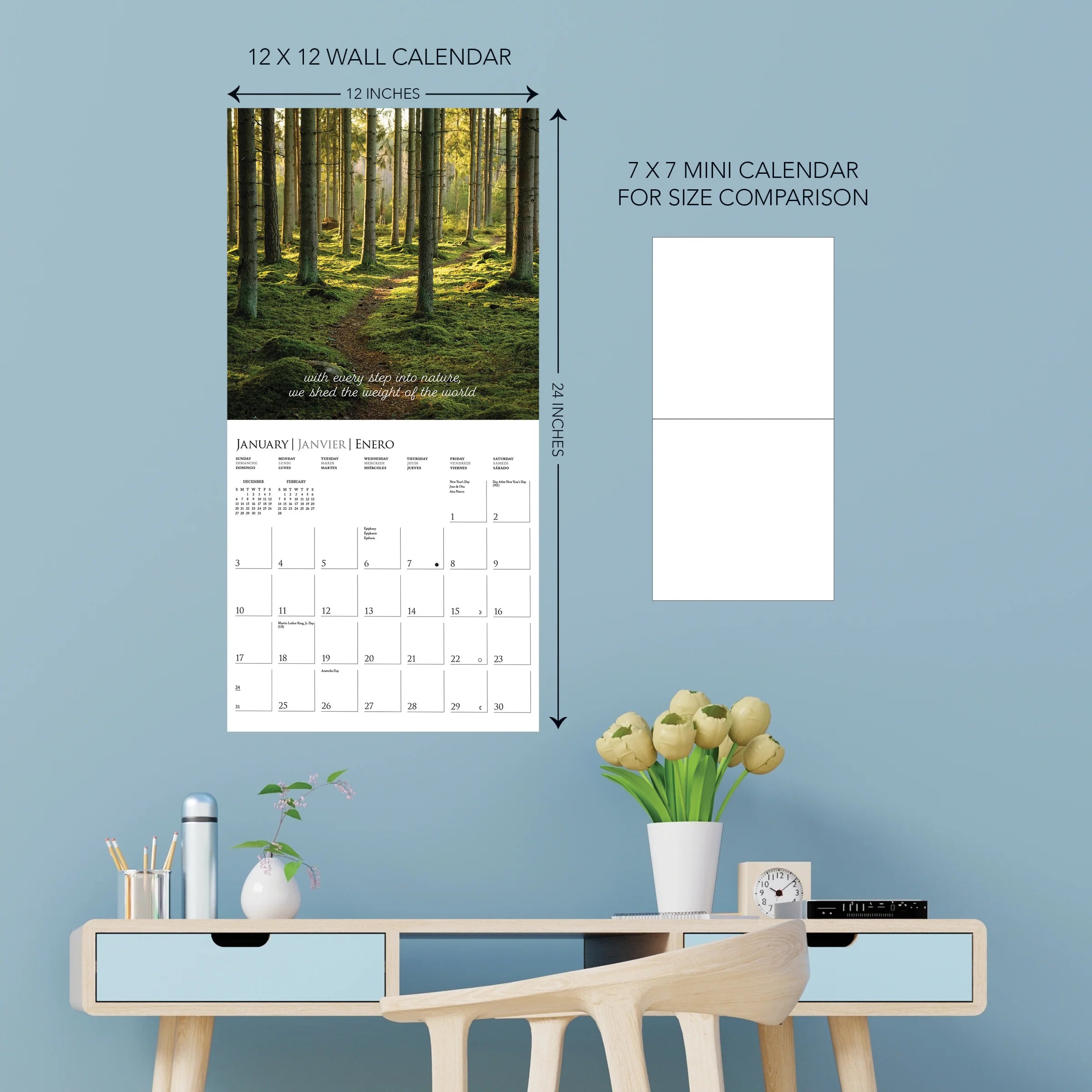 GRPH Into the Woods 2027 Wall Calendar