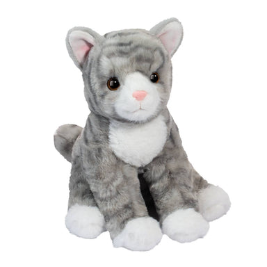 Tabbie Grey Striped Soft Cat