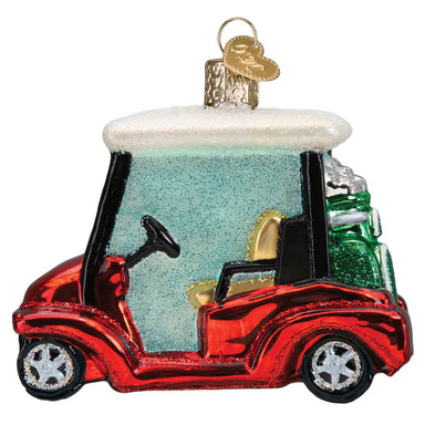 Old World Christmas Golf Cart Ornament