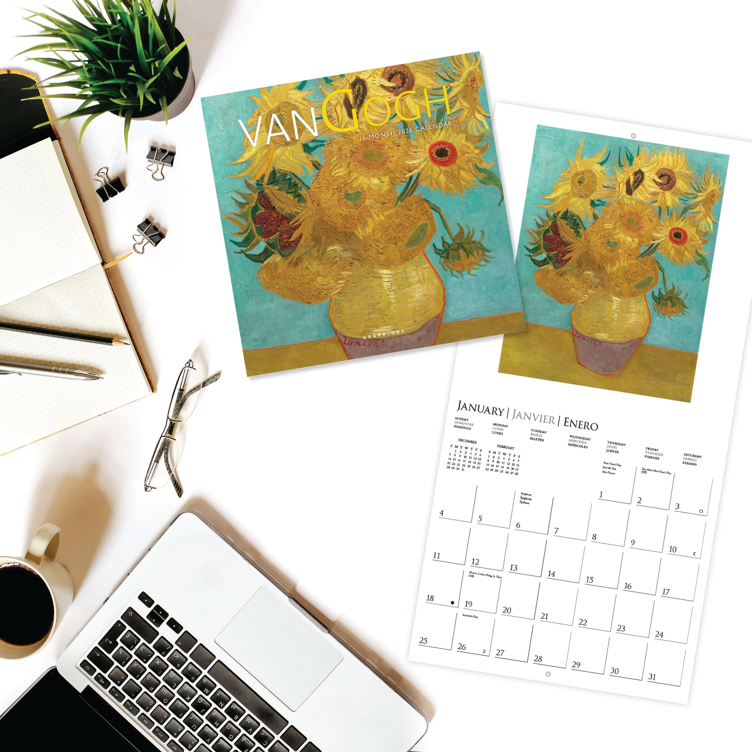 Van Gogh 2026 Mini Wall Calendar