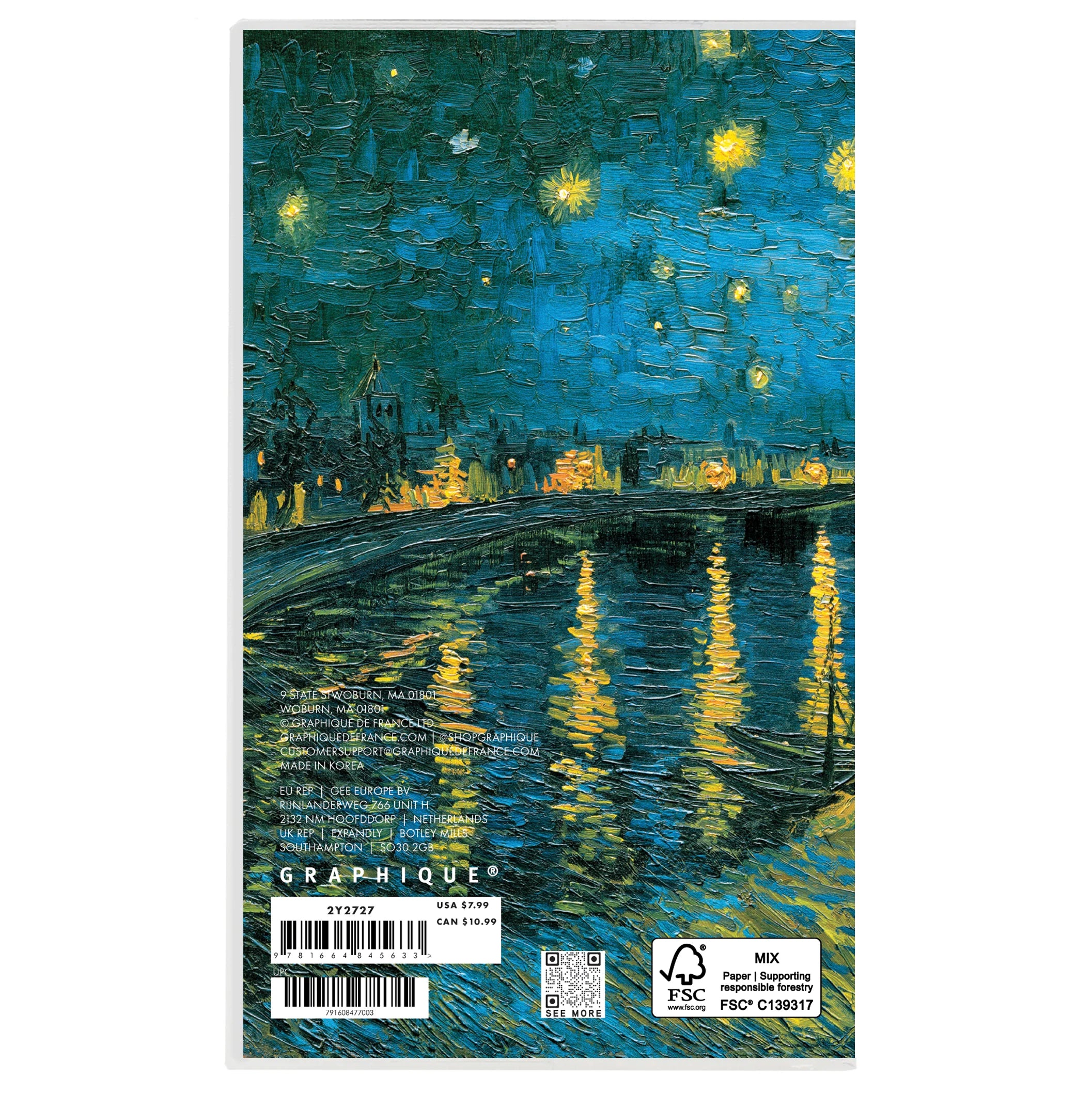 GRPH Vincent van Gogh 2027-2028 Two-Year Pocket Planner