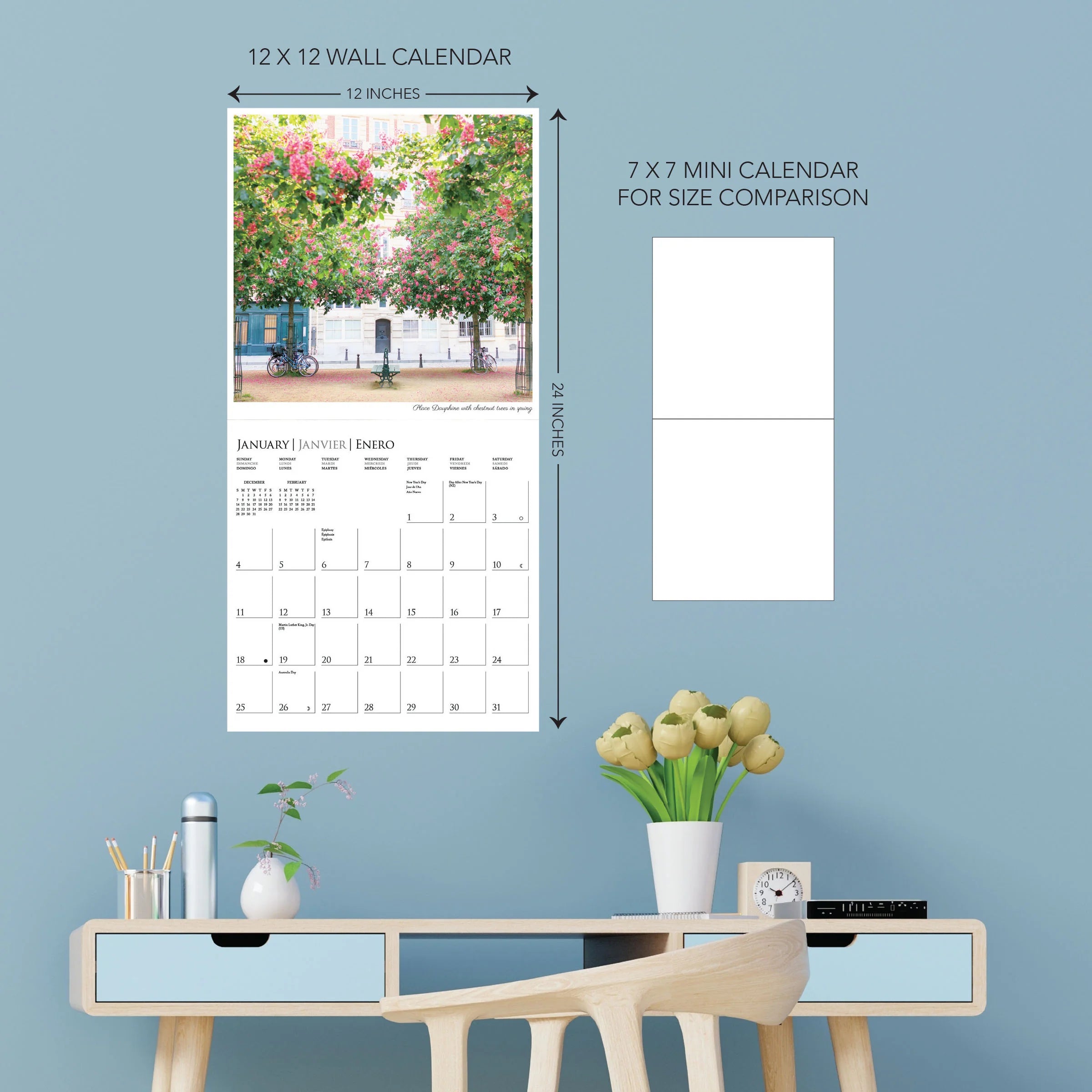 A Parisian Life 2026 Wall Calendar