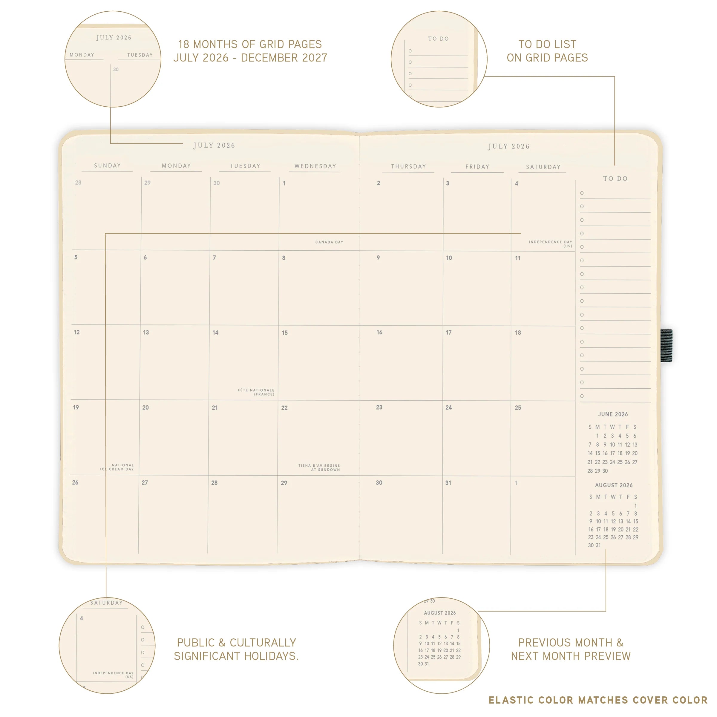 GRPH Apollo Collection: Blue 2027 Engagement Calendar
