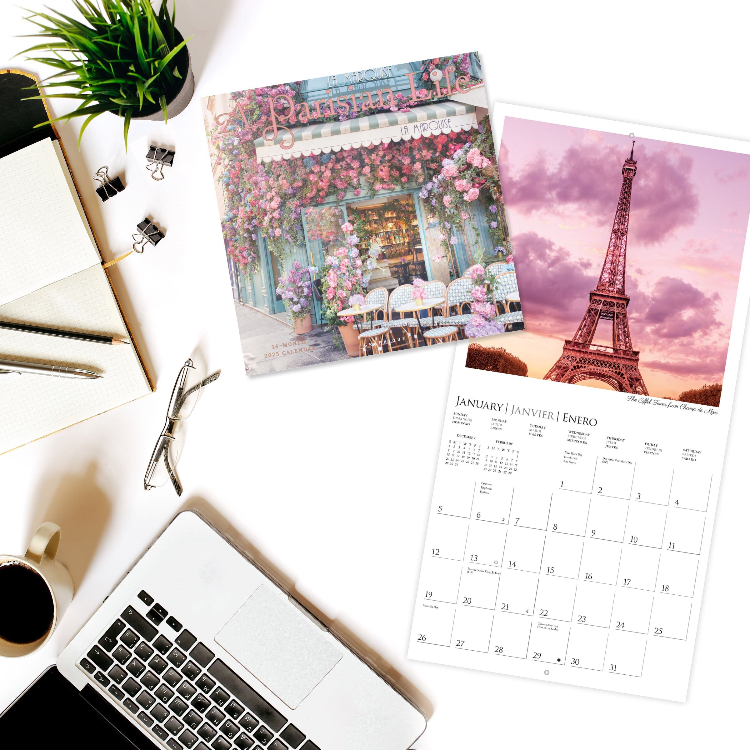 A Parisian Life 2025 Wall Calendar    