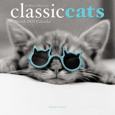 GRPH Classic Cats 2027 Mini Wall Calendar