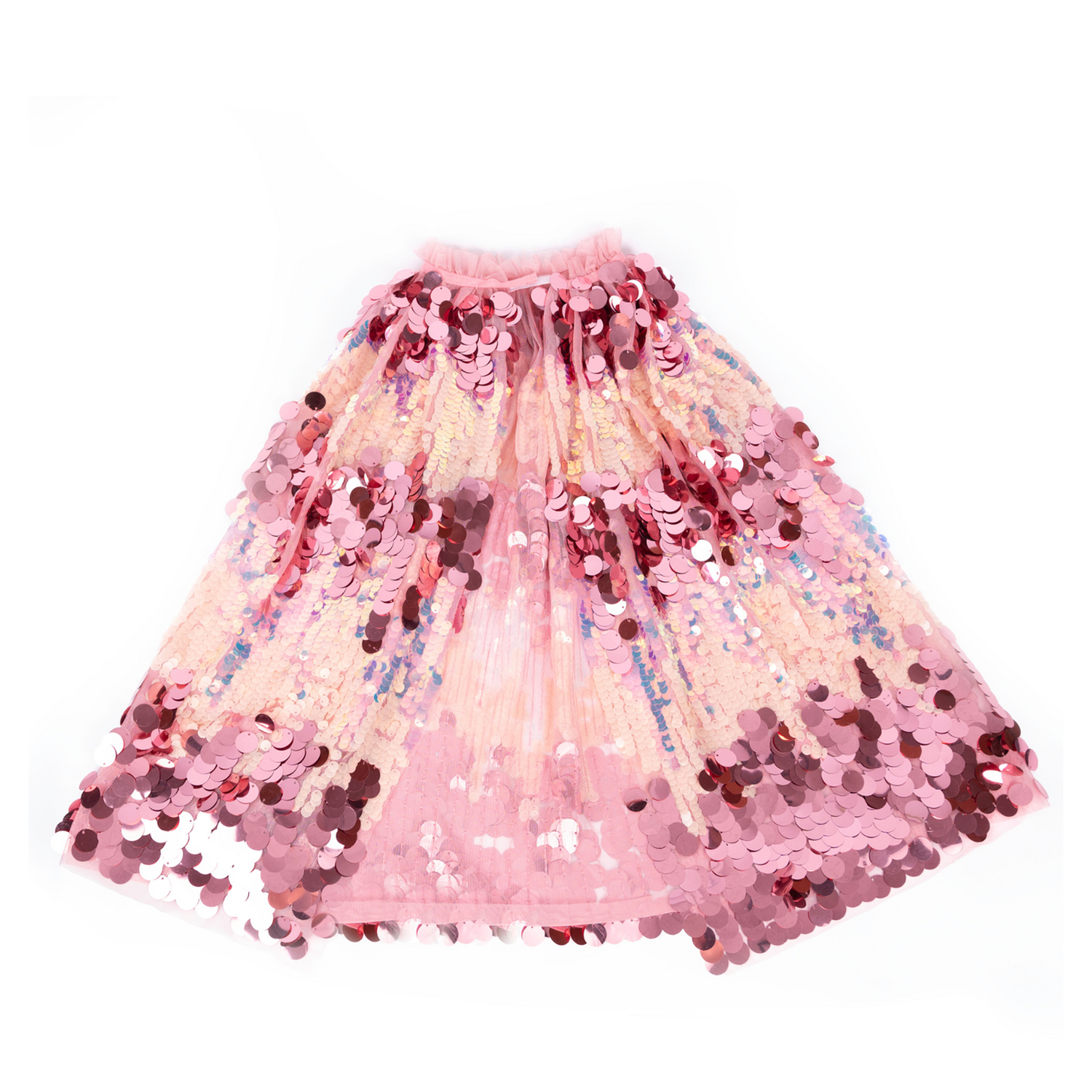 CE 5th Ave Pink Pailette Cape - Size: 4-6