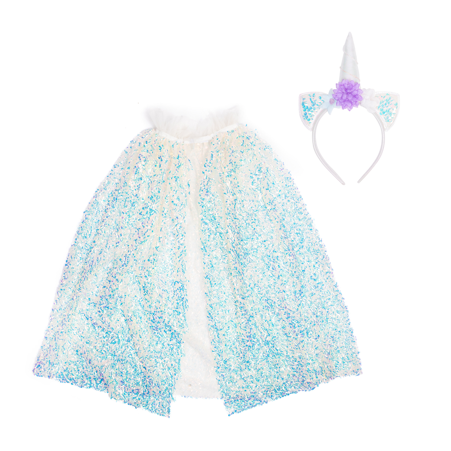 CE Unicorn Sparkle Cape and Headband