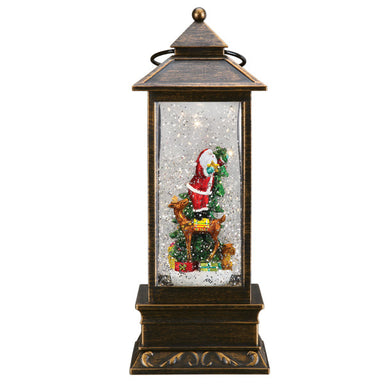 Old World Christmas Light Up Santa Lantern