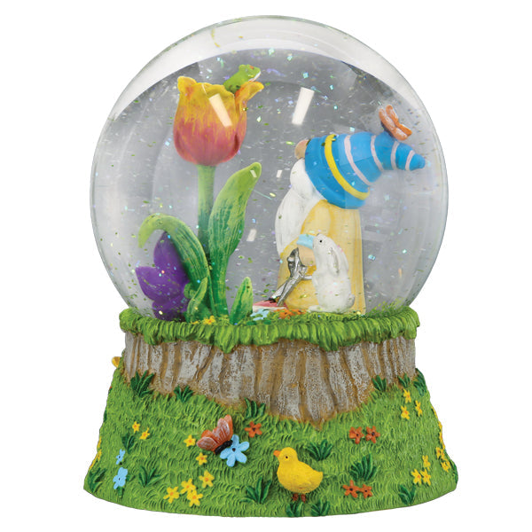 Spring Garden Gnome Waterglobe by Old World Christmas