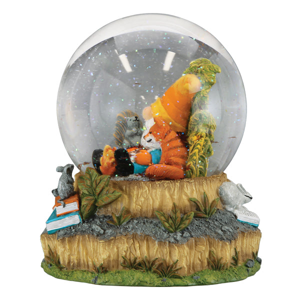 Autumn Forest Gnome Snowglobe by Old World Christmas